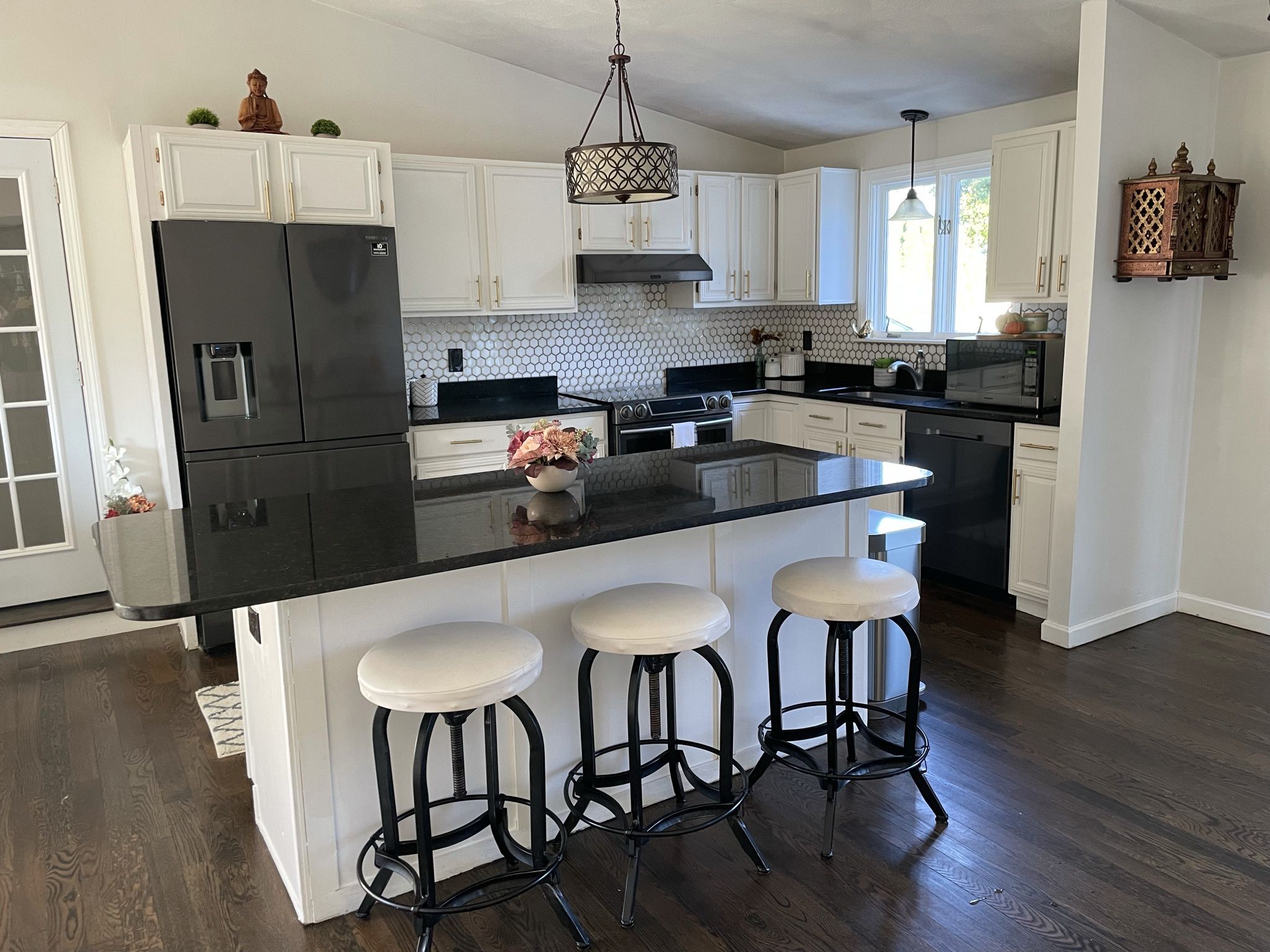 Set Of Three Bar Stools