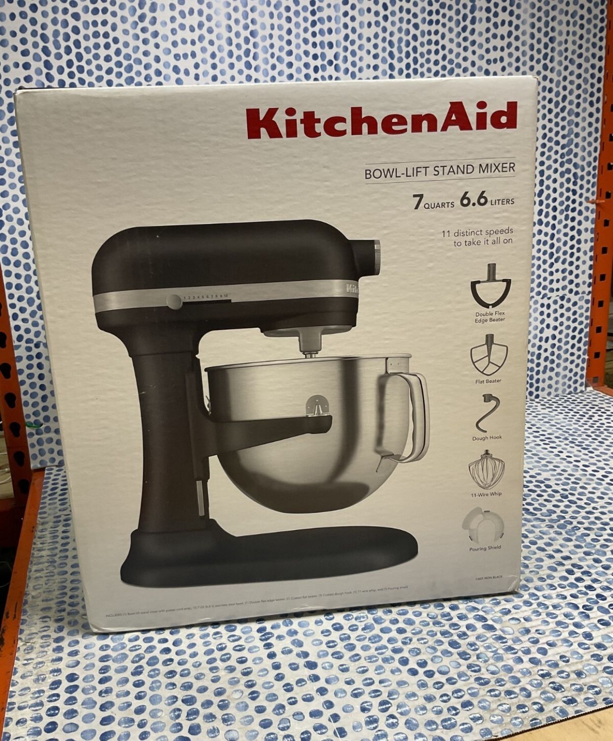 KitchenAid 7-Quart Bowl-Lift Stand Mixer | Black
