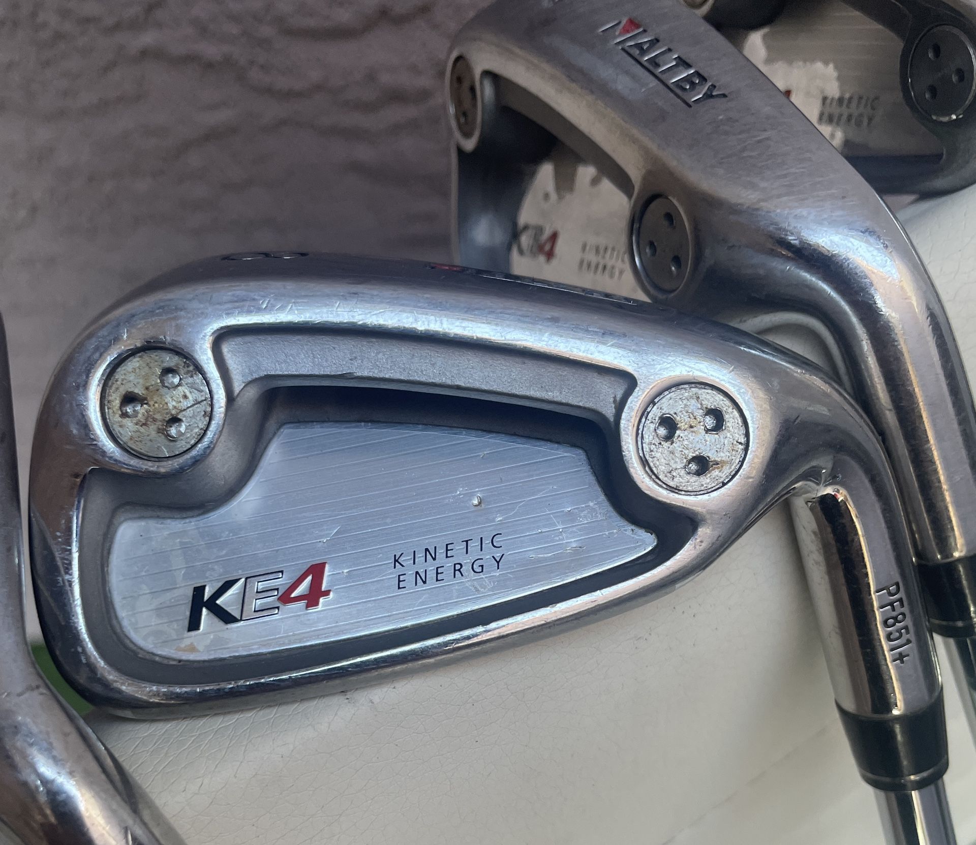 Maltby KE4 PF851+ Kinetic Energy Iron Set 5-PW w True Temper Dynalite Gold SL Shafts and GolfPride V-55 Grips