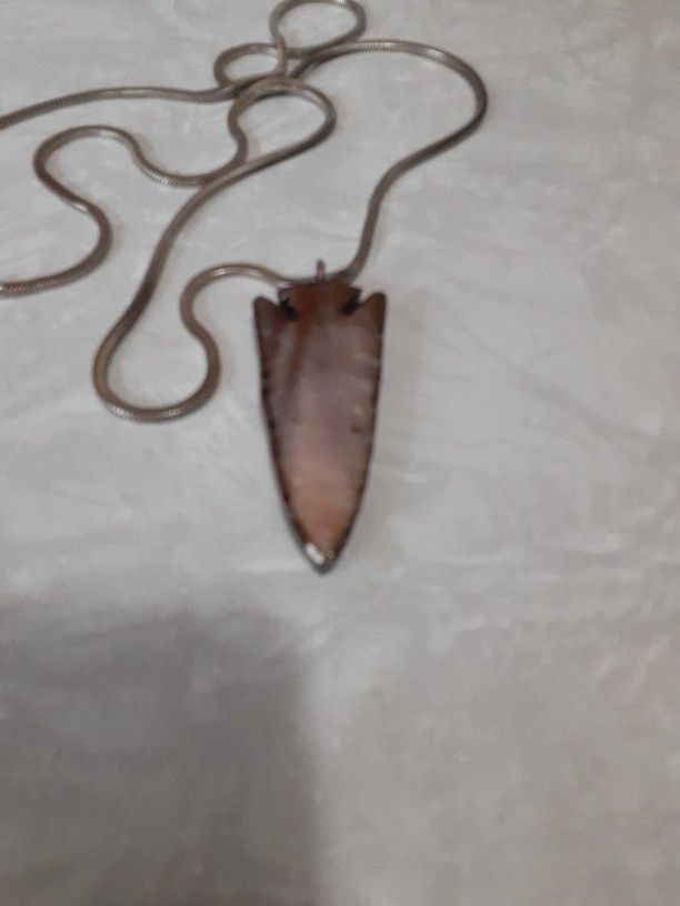 Sterling Silver Arrowhead Pendant