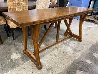 THOMASVILLE Extendable Wooden Rectangular Dining Table