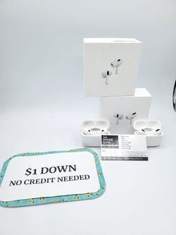 APPLE AIRPODS PRO 2ND GEN - PAY $1 DOWN AVAILABLE - NO CREDIT NEEDED