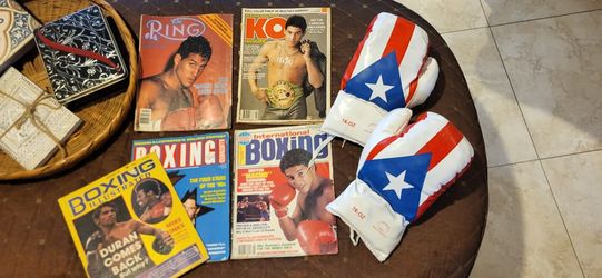 Vary Rare Collectable Hector MACHO Camacho  Boxing Magazine 1980s