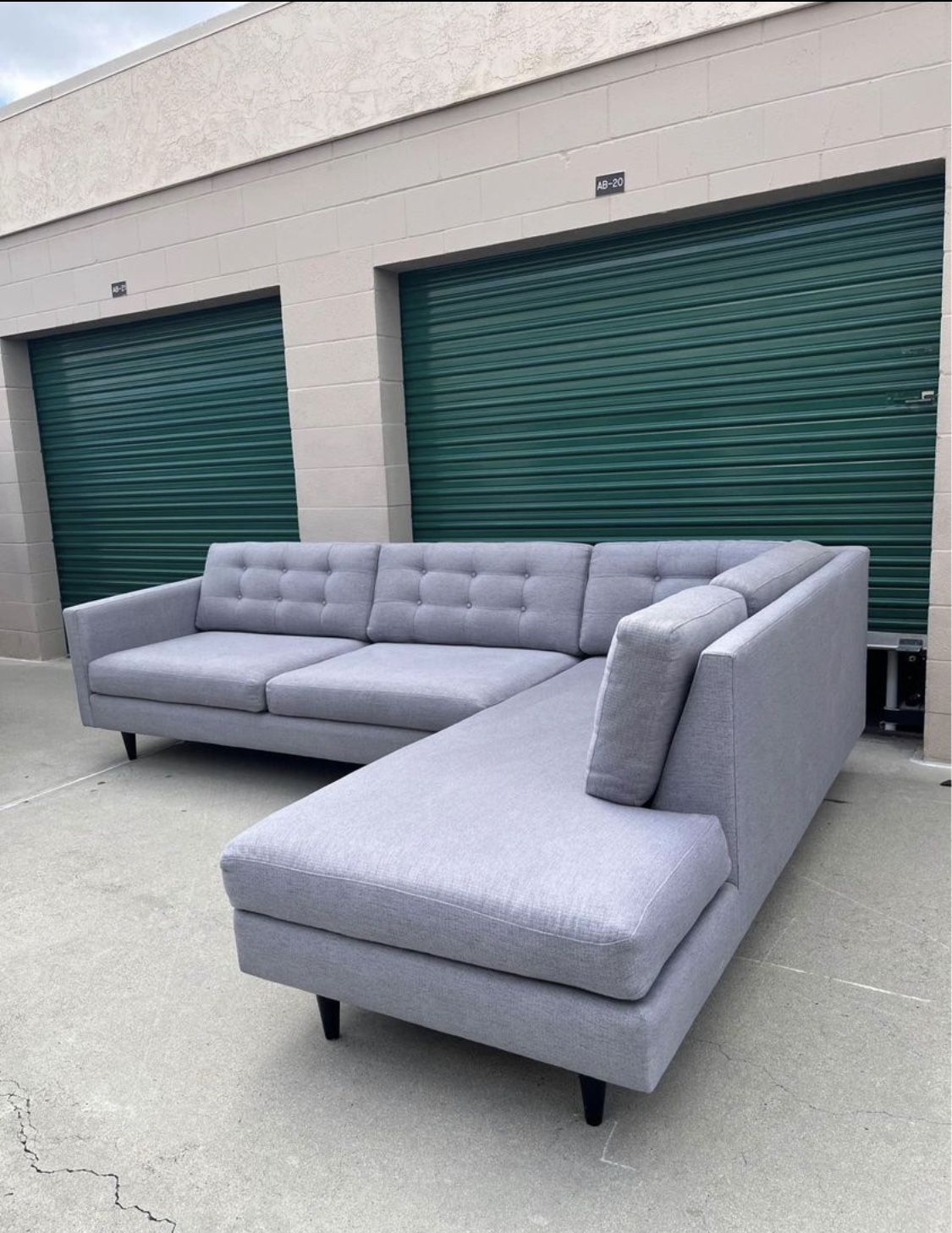 West Elm Sectional Couch *Delivery Available*