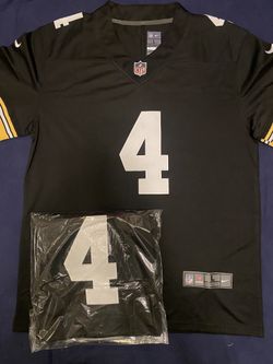 Men's Pittsburgh Steelers DK Metcalf Black Jersey🏈 
