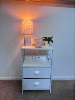 Night stand with charging station