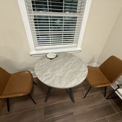 Table and chairs