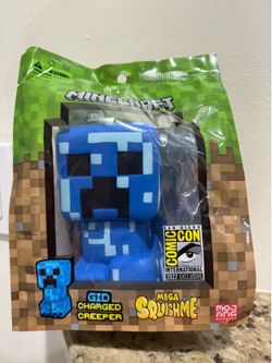 Minecraft SDCC 2022 Exclusive Glow in the Dark Charged Creeper Mega SquishMe