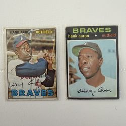 Hank Aaron Topps baseball ⚾️ cards