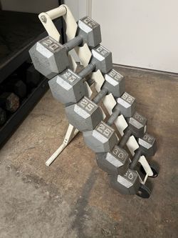 Dumbbell Weights with Stand
