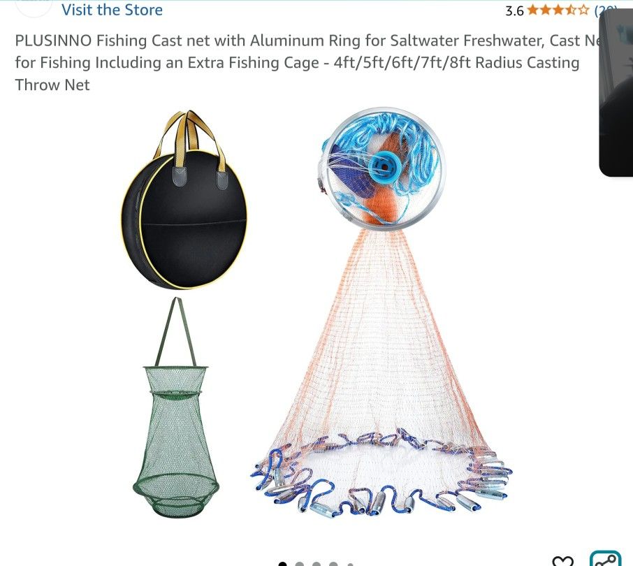 7 FT Cast Net. New Never Used