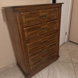 Tall Wooden Dresser