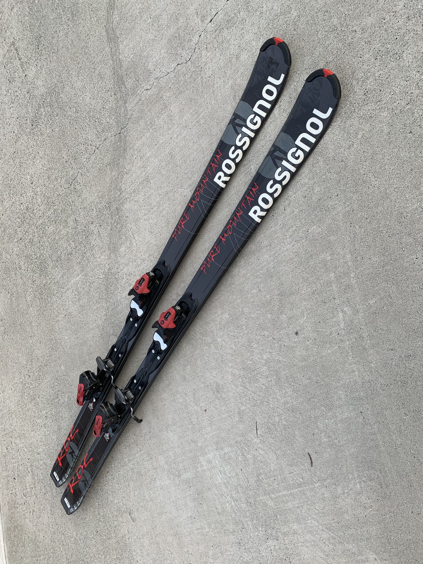 Rossignol Skis 170 cm ROC Pure Mountain with Rossi’ 100 bindings