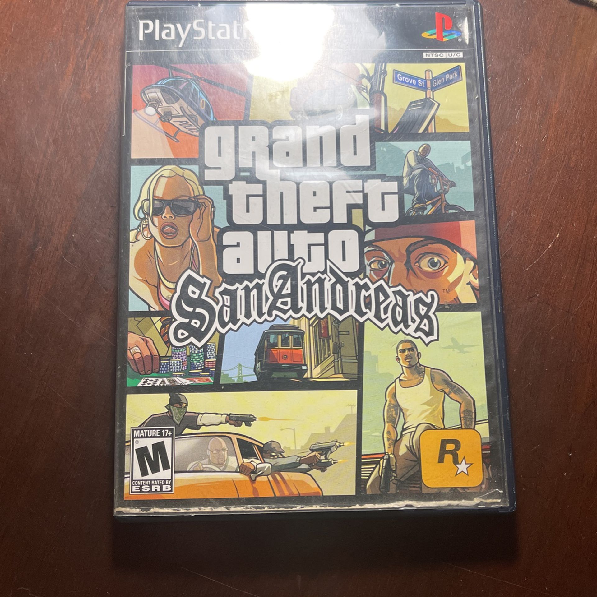 GTA: Grand Theft Auto: San Andreas (PS2) USED B/U Disk