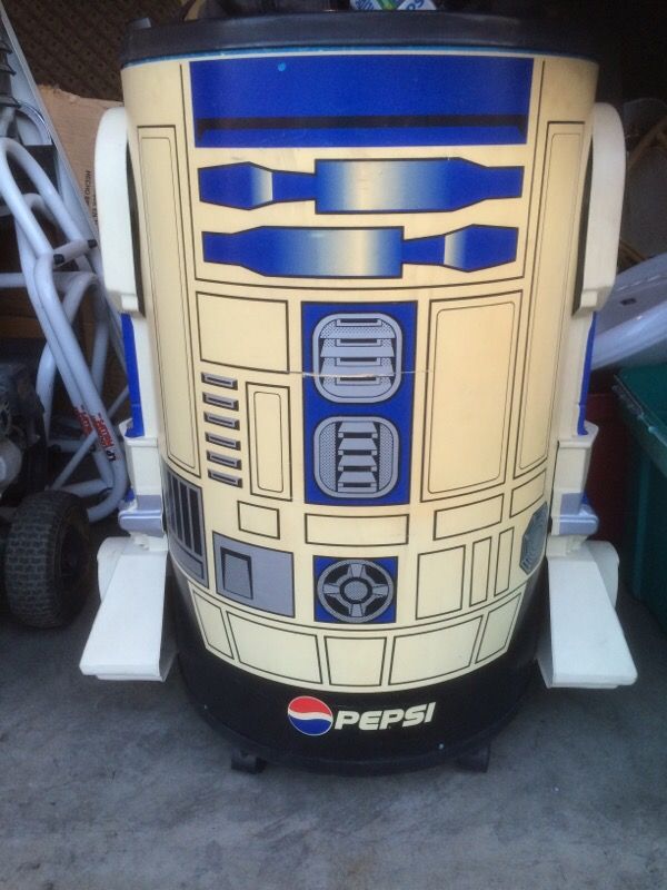 Pepsi R2D2 roll around ICEMAN cooler
