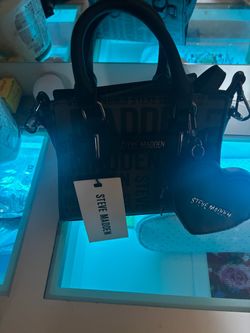 Steve Madden black bvelma satchel