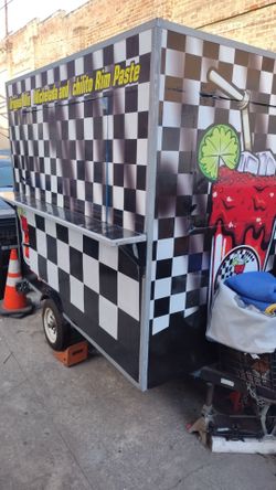 Custom Food Vending Trailer Cart