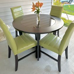 Beautiful Mabry Espresso 5 Pc Dining Set with Chairs