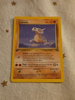1st Edition Cubone from the 1999 Jungle set