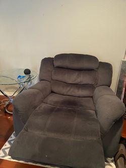 Grey recliner