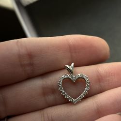 Heart Necklace Charm 