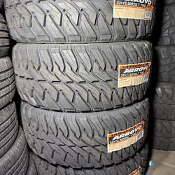 33x12.50R20LT Set Of 4 Arroyo M/T New Tires 