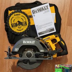 New Dewalt 60v Rear Handle Brushless Cordless Circular Saw Tool-Only $200 Firm Pickup Only 