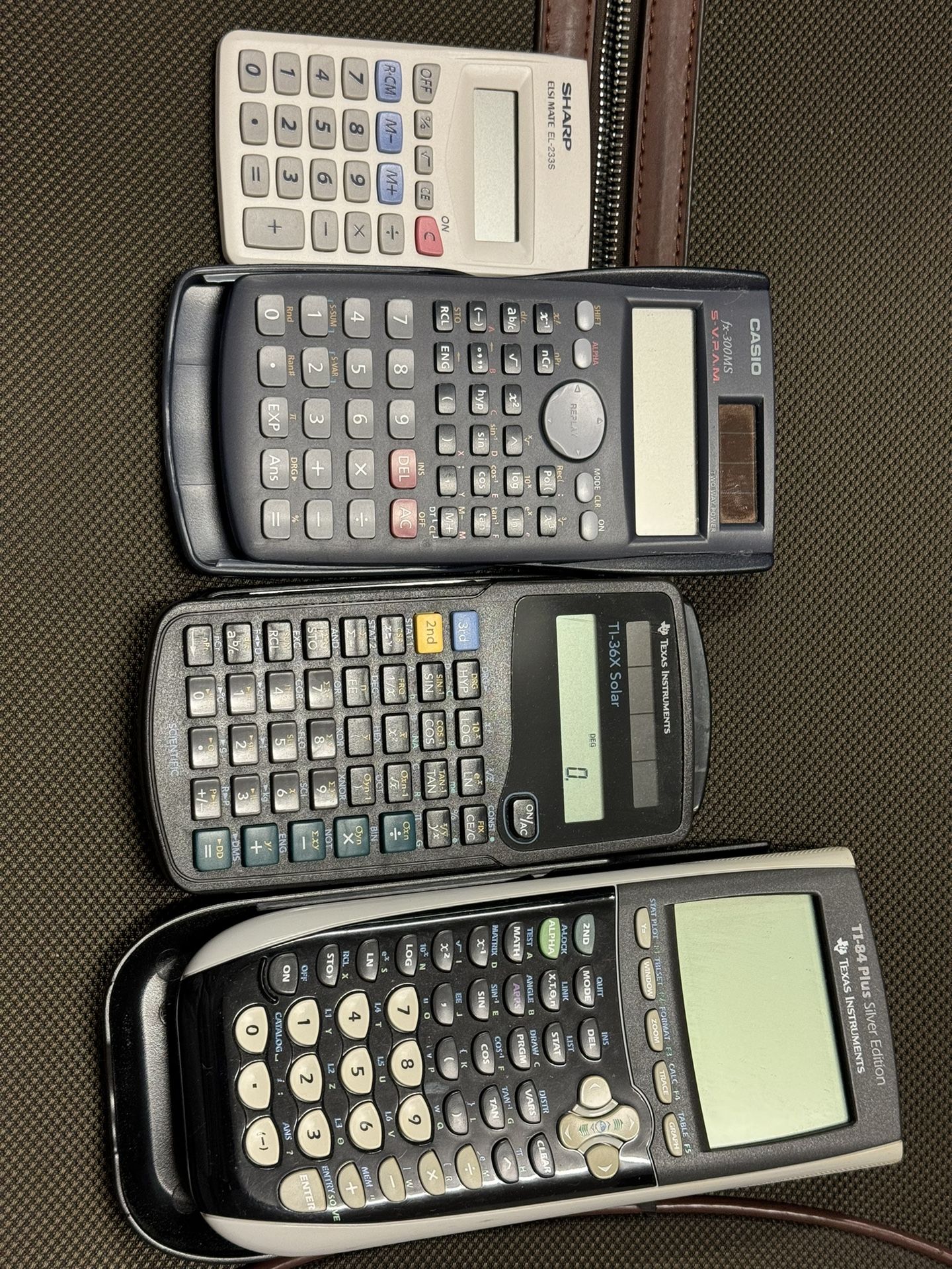Ti 84 Plus Silver Edition And 3 Calculators All For $60