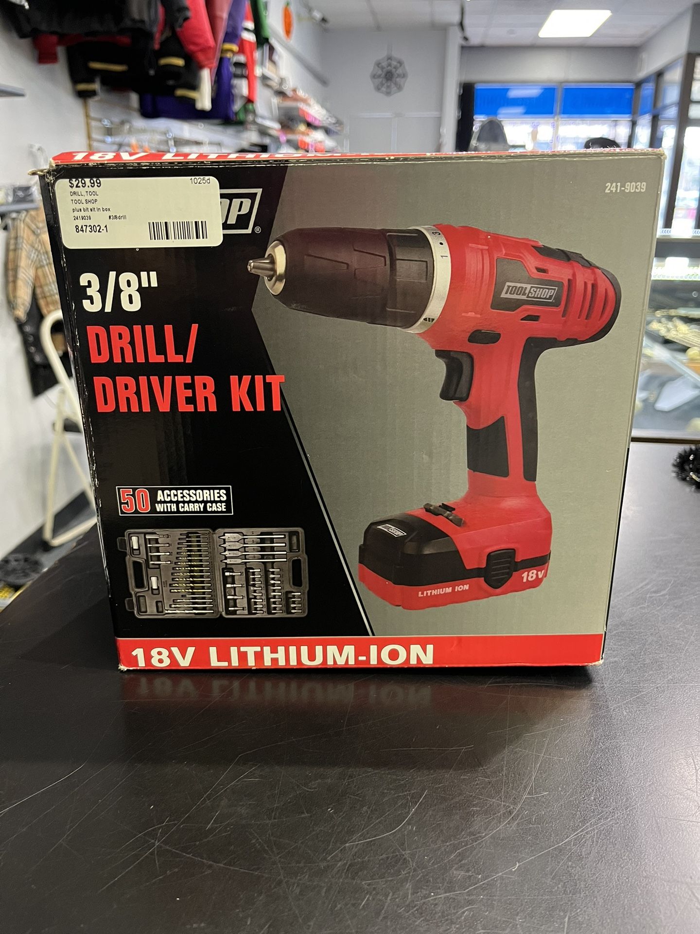 Tool Shop Cordless Drill (847302-1)