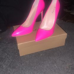 Hot Pink Stiletto Pumps