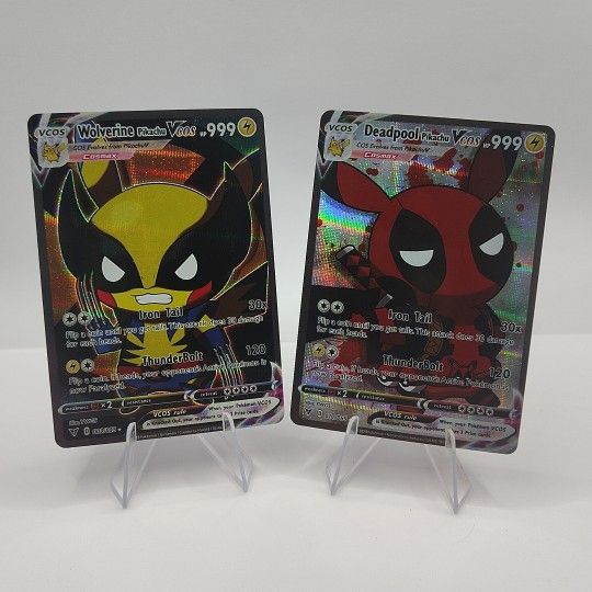 Mint Pokemon Pikachu Cosplay Holo Trading Cards