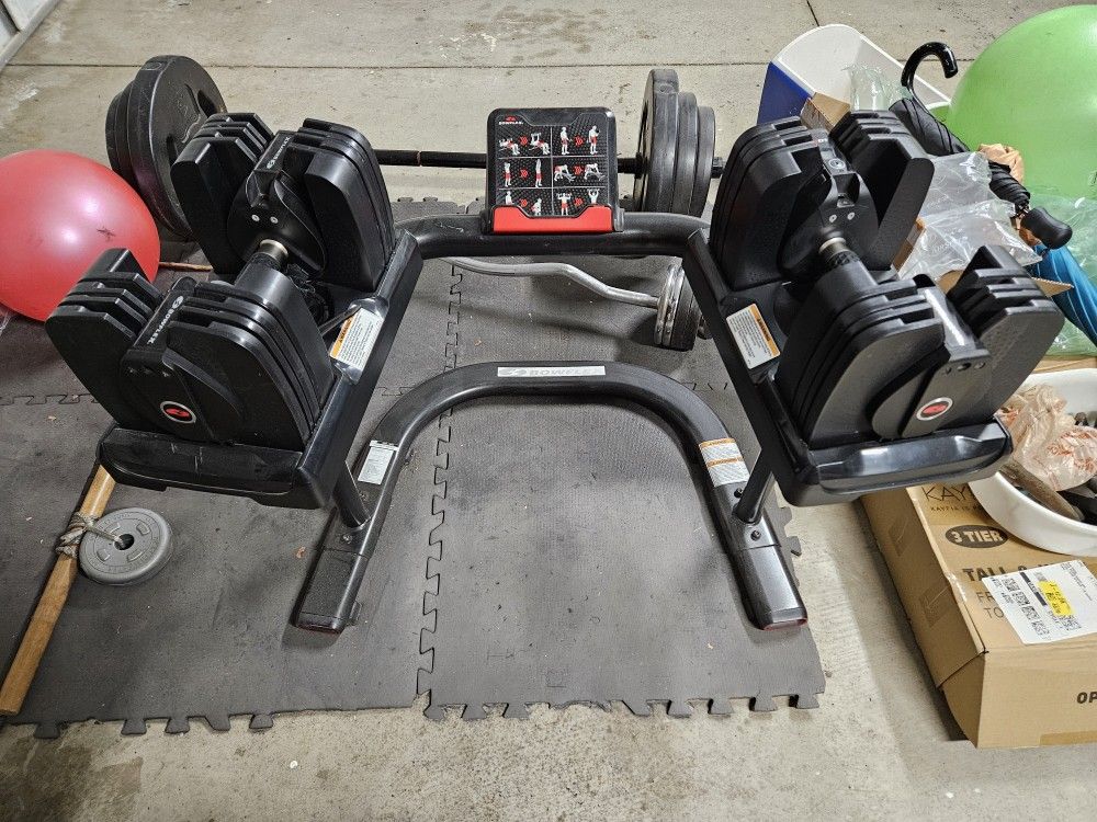 Bowflex SelectTech 560 Adjustable Dumbbells With Stand Bluetooth