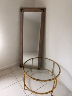 Mirror and Glass Table
