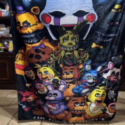 Five Nights At Freddy’s Blanket 