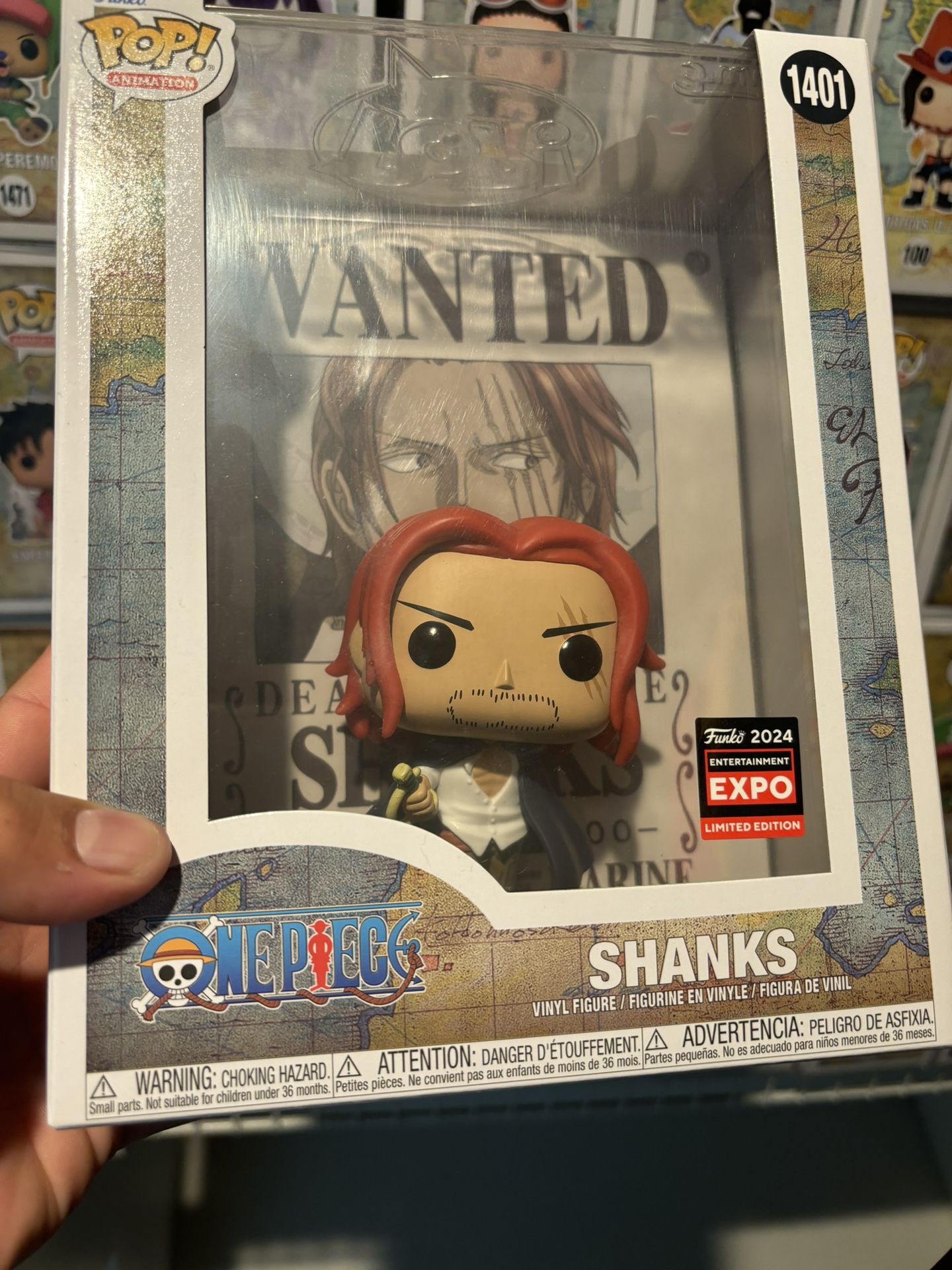Shanks Funko Pop Wanted Poster