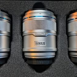 SIRUI SNIPER TRIO APSC 23, 33, 56 f1.2