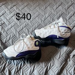 Jordan 13 Retro Purple And White 