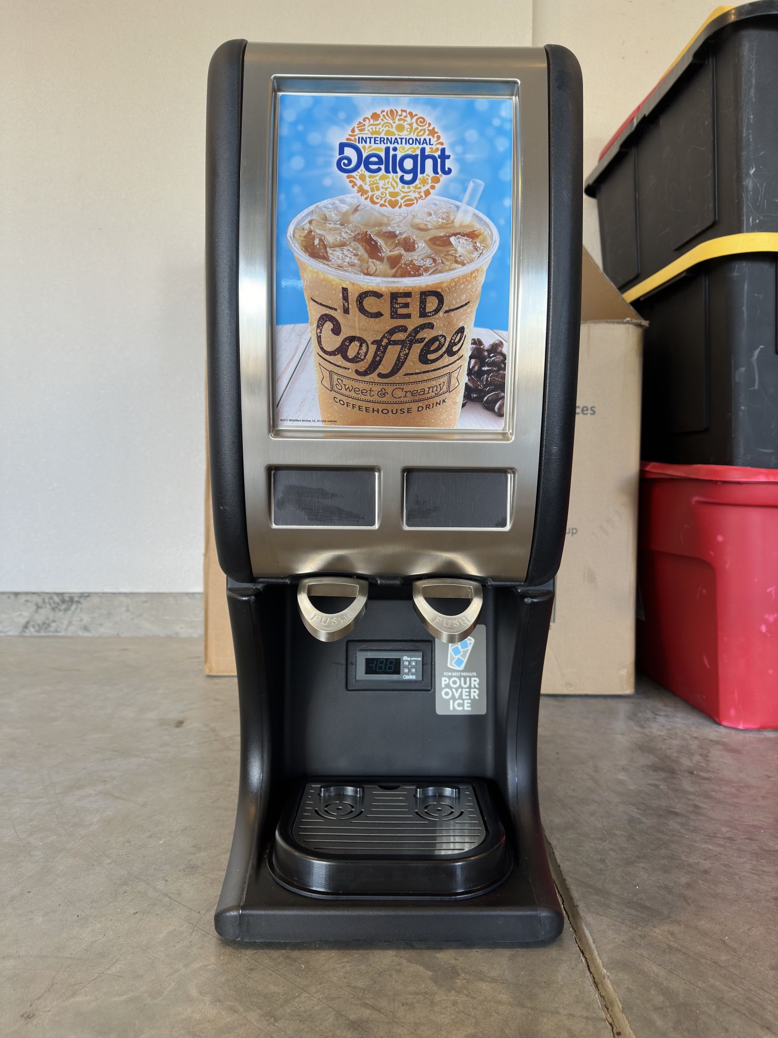 220 International Delight Iced Coffee Dispenser 