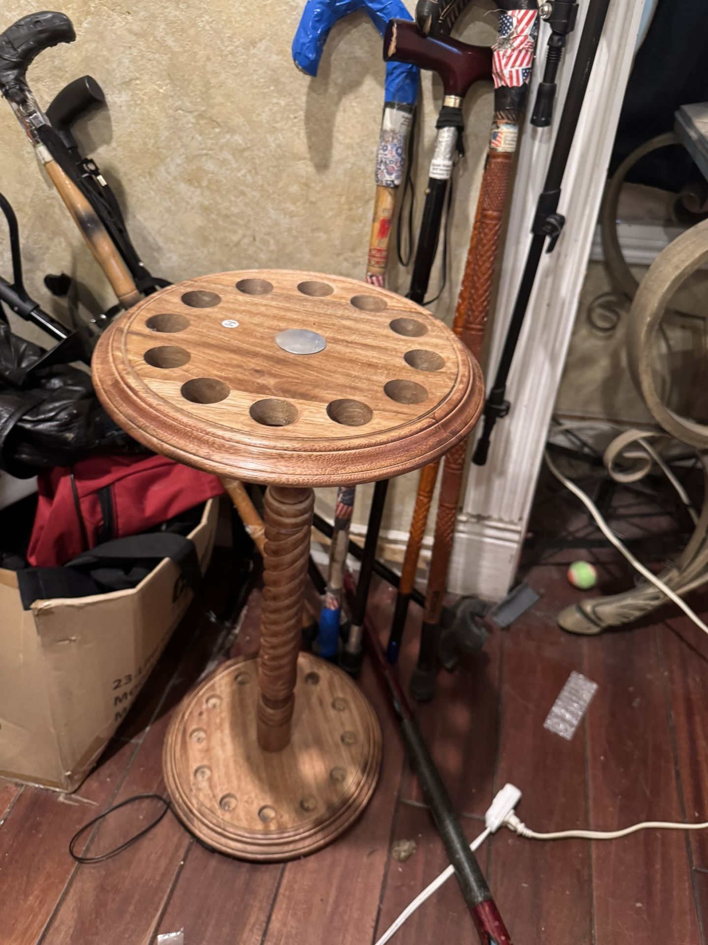 Cane Or Pool Stick Holder