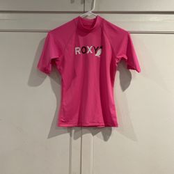 Roxy Rash Guard Girls Size 8 UV tech