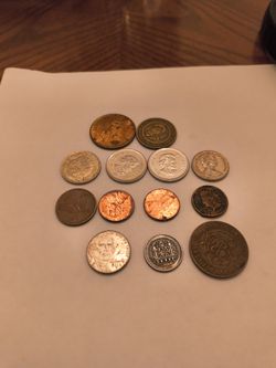 Foreign Coins     25.00 For All