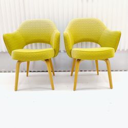 Eero Saarinen for Knoll Executive Armchair in Yellow Fabric
+ Still Available / $650 Each