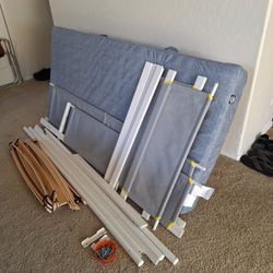 Ikea Kids Loft Bed and Mattress "Vitval" Twin Size
