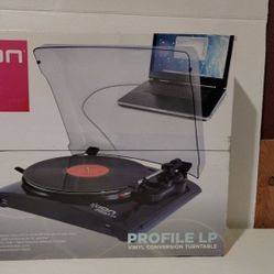 Turntable ION Audio PROFILE LP Conversion Vinyl To CD/MP3 New In Box