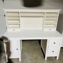 white Idea Hemnes Desk With Hatch