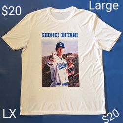 DODGERS OHTANI T-SHIRT LARGE AND XLARGE ONLY 