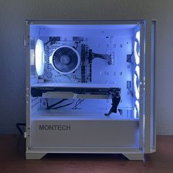 3600 / RX 5600XT | White Gaming PC with RGB
