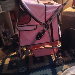 Pet Stroller Pink 
