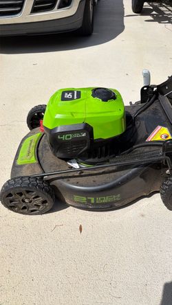 Green Work battery powered mower