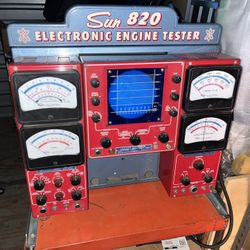 Vintage 1960's Sun820 Electronic Engine Tester & Sun Starter Motor Tester
